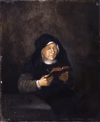 Old Woman Reading