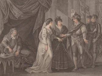 The Conclusion of the Treaty of Troye, Where Henry V, King of England, Receives the Princess