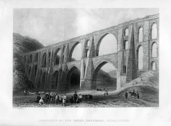 Aqueduct of the Greek Emperors, near Pyrgo, Turkey