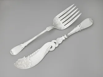 Fish Fork and Knife, c. 1835-1845