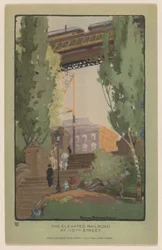 The Elevated Railroad at 110th Street