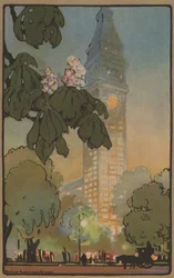 The Metropolitan Tower on A Summer Evening