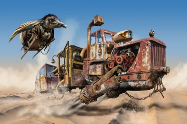Steampunk Desert Flight