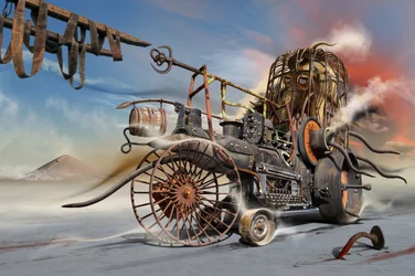 Steampunk Desert Machine