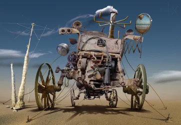 Steampunk Desert Machine