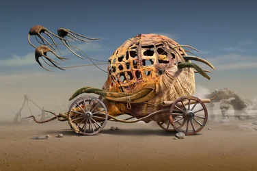 Surreal Desert Chariot