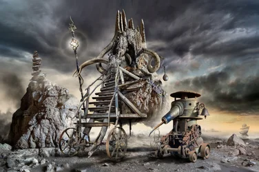 Surreal Desert Machines