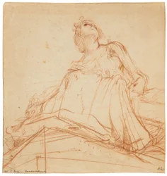Draft Study for Reichstag Ceiling Painting