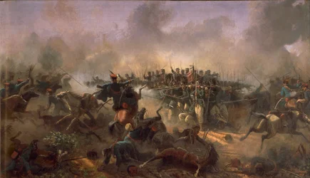 Third War of Independence, Prince Umberto at Square of Villafranca, 24 June 1866