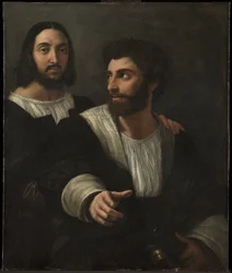 Self-Portrait with a Friend, Double Portrait, 1519