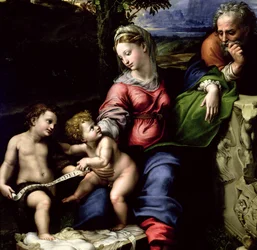 The Holy Family of the Oak Tree (detail)