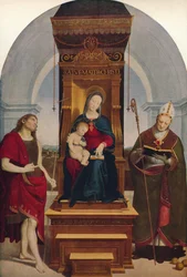 The Madonna Degli Ansidei, 1505, c1915
