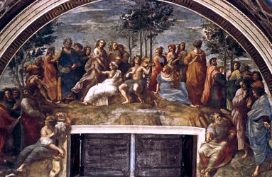 The Parnassus, from the Stanza delle Segnatura