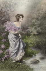 Girl in Lilac