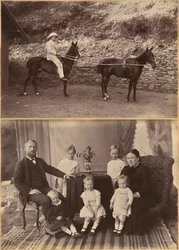 Captain H.S. Rawhinson (recto); Mr. Robert Holtz and Family (verso)