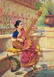 Kadambari playing sitar, edit