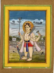 A standing figure of Bhairava, a form of Shiva