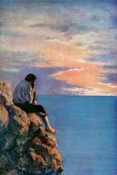 Illustration for Robinson Crusoe by Daniel Defoe