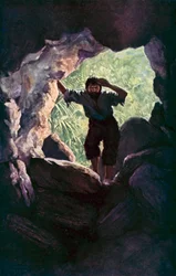 Illustration for Robinson Crusoe by Daniel Defoe