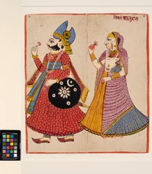 A raja and his rani