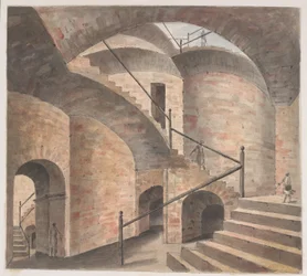 The Inside of the Opium Godown at Patna