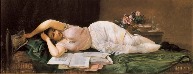 Reclining woman