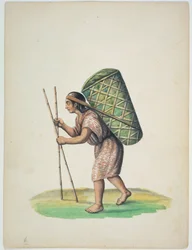 Quito with Large Green Baskets