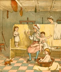 Bath time, c1881