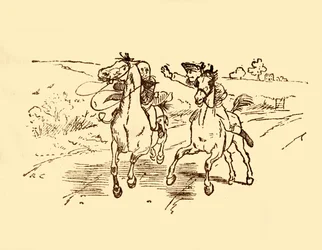 John Gilpin is found by the postboy from the Bell Inn