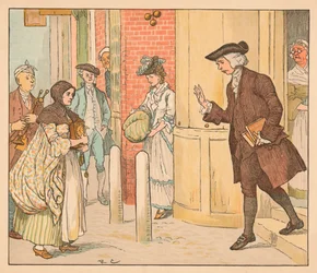 People Outside a Pawn Shop, c1885, 1934