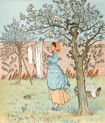 The Maid was in the Garden Hanging out the Clothes