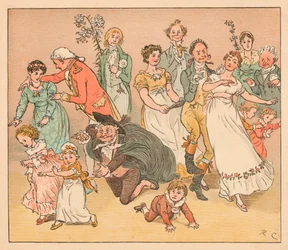 ...and They All Fell to Playing the Game of Catch-as-Catch-Can..., c1885, 1934