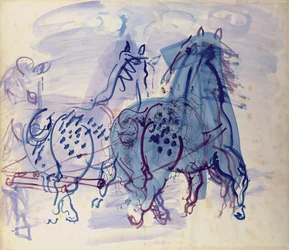 Blue Draught Horses