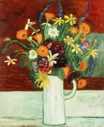 Bouquet of Flowers in a Vase