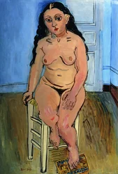 Nude Woman on Stool