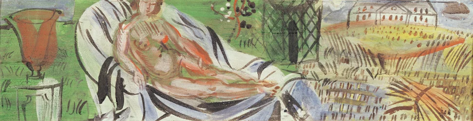 Nude with a Red Vase