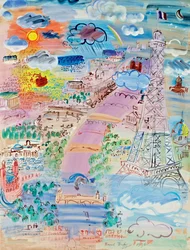 Paris and the Eiffel Tower