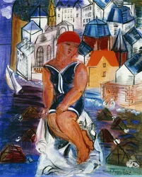 The Little Bather at Saint-Adresse