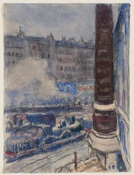 The Saint-Lazare Railway Station