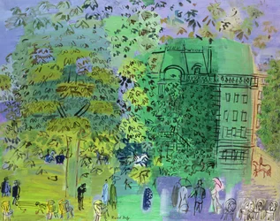 The Avenue of the Bois de Boulogne, Paris