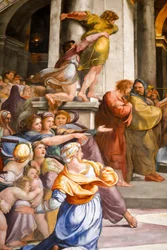 Expulsion of Heliodorus from the Temple (detail)