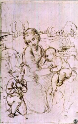 Study of a Madonna and Child with the Infant St. John the Baptist