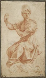 Allegorical Female Figure; Allegory of Faith