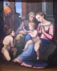Holy Family with St Elisabeth and St John the Baptist