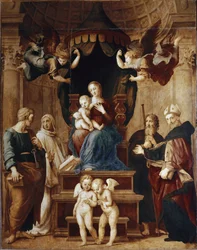 Virgin with Four Angels