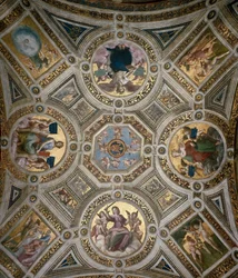 Ceiling in Stanza della Segnatura