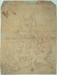 Holy Family with Saint Elizabeth and the Infant John the Baptist