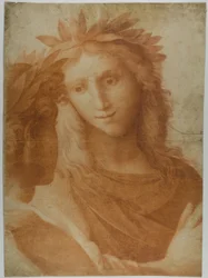 Man and Woman Crowned with Laurel