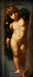 Putto with Garland