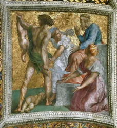 The Judgment of Solomon (Ceiling Fresco in Stanza della Segnatura)